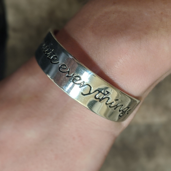 Rustic Cuff- Expect nothing. - Picture 3 of 4